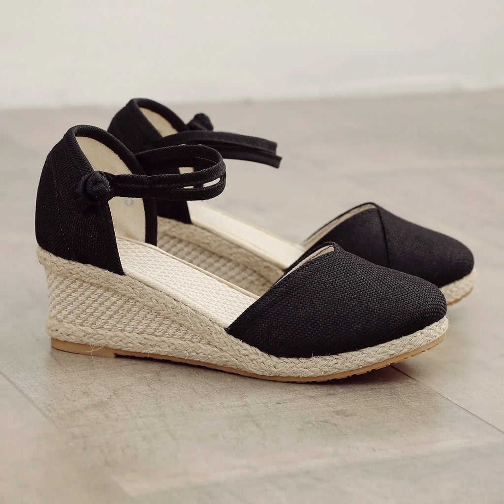 Eliza Espadrilles Plateau | Stijlvolle comfortabele sleehakken dames