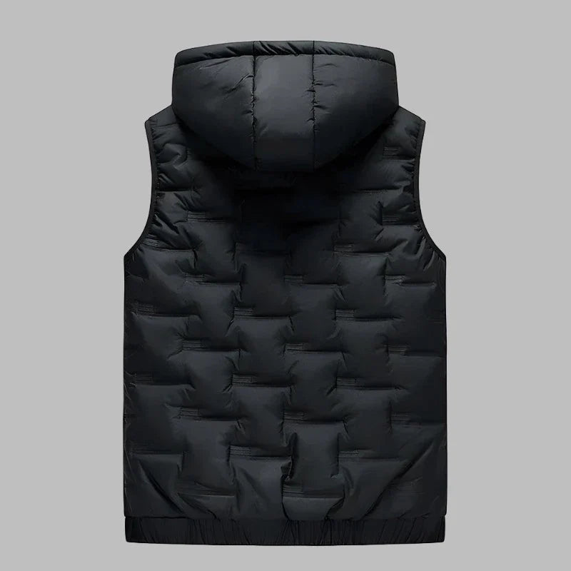 Jack Hooded Bodywarmer | Gewatteerde ultralichte tussenjas gilet met capuchon voor mannen