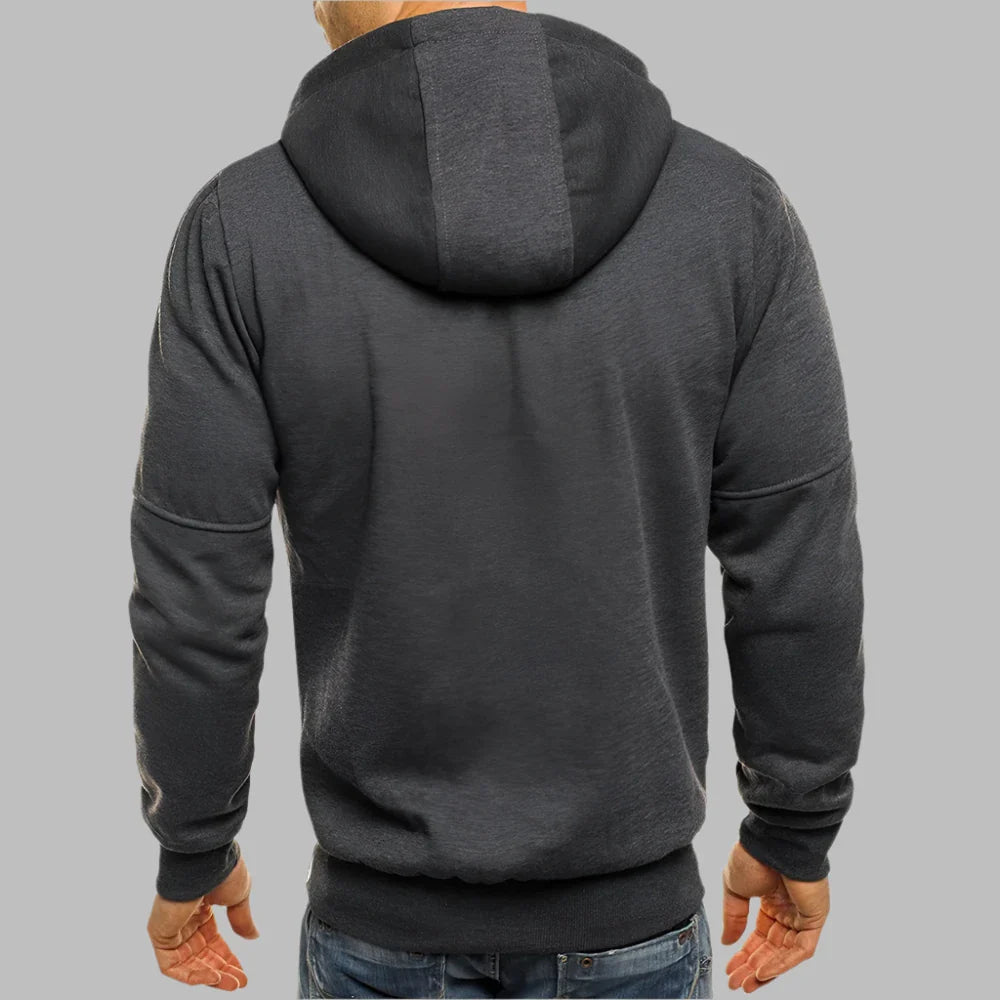 Gents Hoodie Vest | Casual Heren Hoodie met Ritssluiting