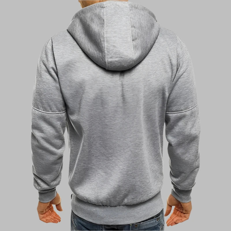 Gents Hoodie Vest | Casual Heren Hoodie met Ritssluiting