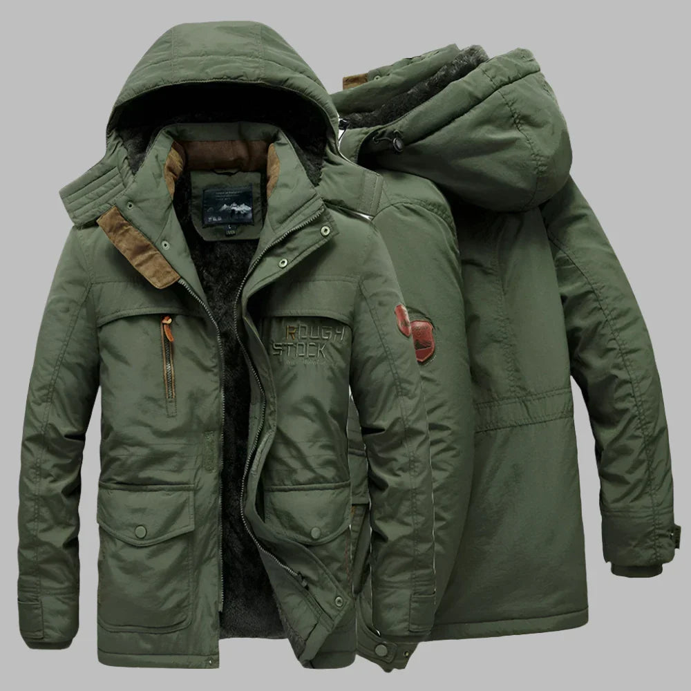 Cohen Urban Parka | Stijlvolle Lange Waterdichte Winterjas Heren met Bontkraag