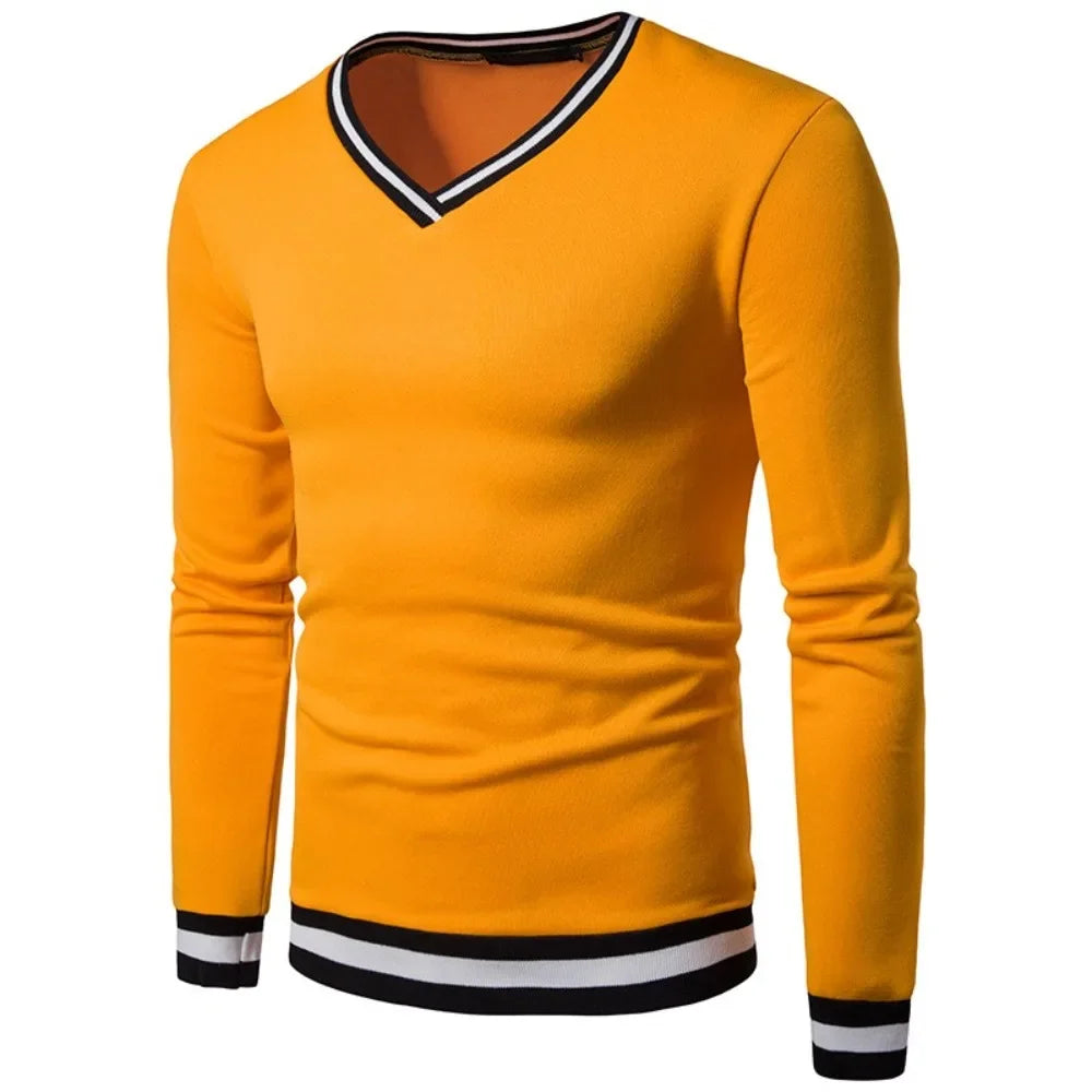 Ralph V-hals Trui | Casual gebreide sweater met V-hals voor heren