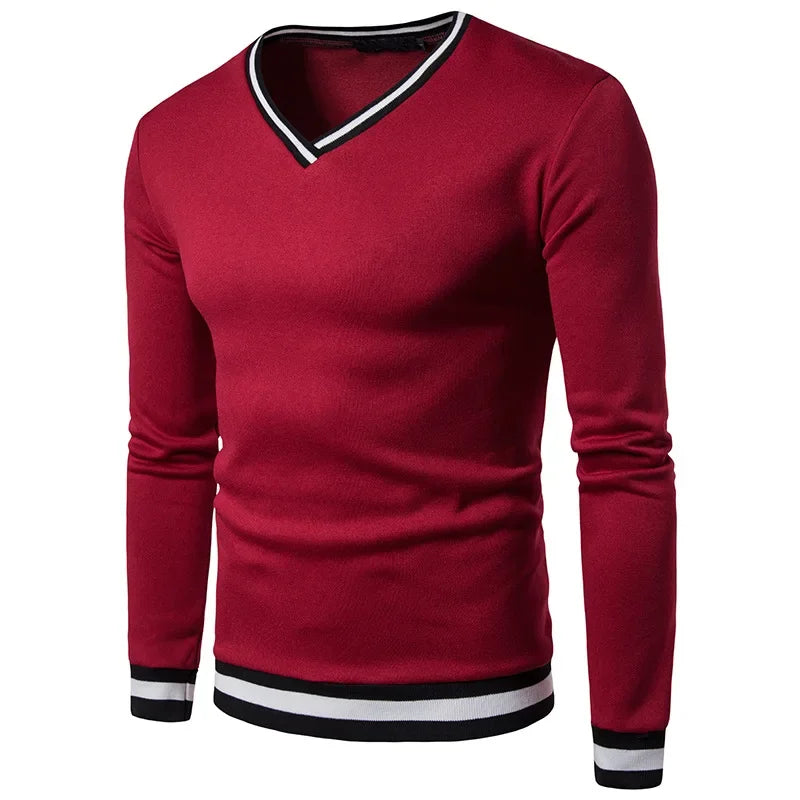 Ralph V-hals Trui | Casual gebreide sweater met V-hals voor heren