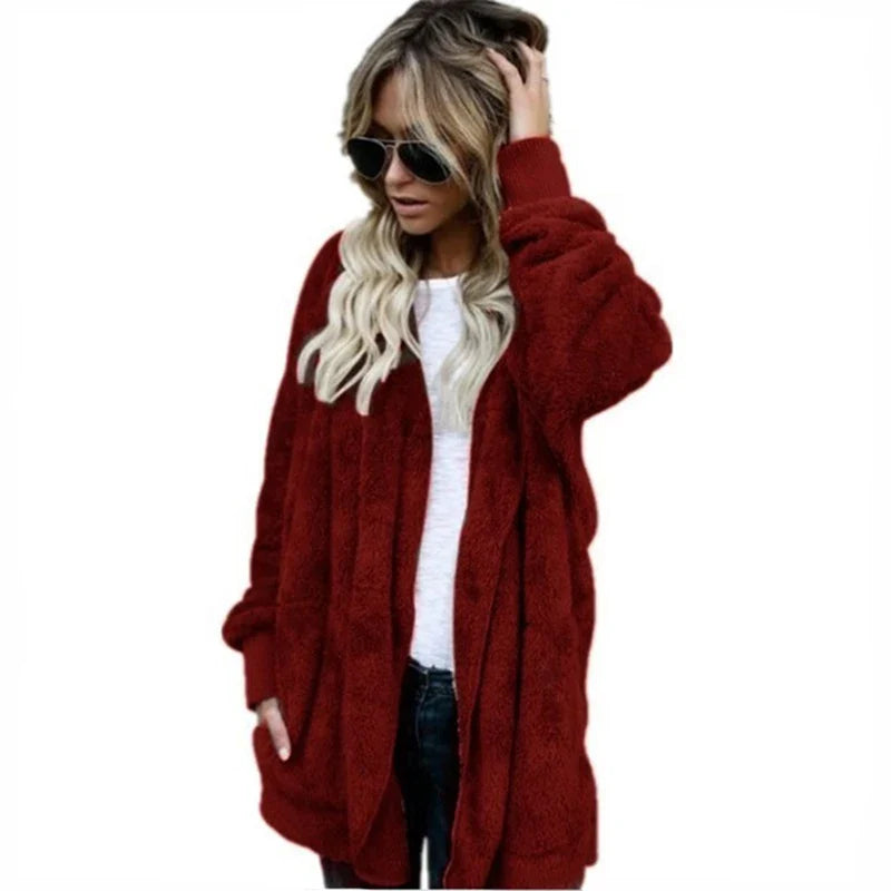 Demi Cardigan | Super warme fleece jas voor dames