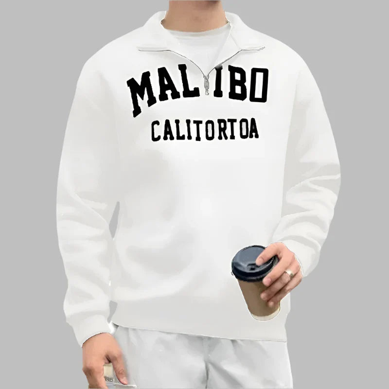 Calton Populaire Half Zip Sweater | Modieuze Heren Trui met Rits