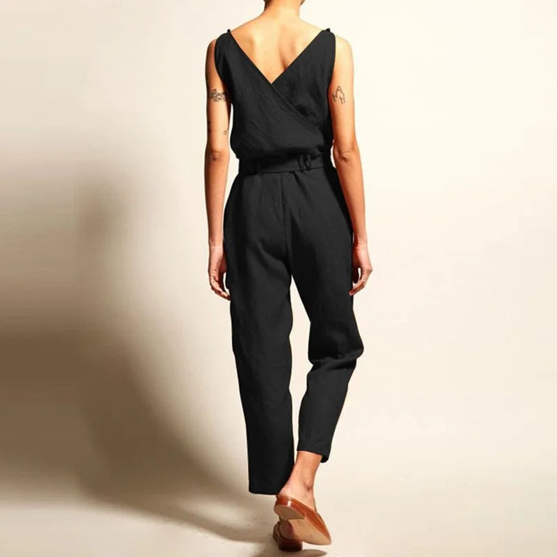 Vera Elegante Jumpsuit | Moderne, casual, comfortabele, mouwloze jumpsuit