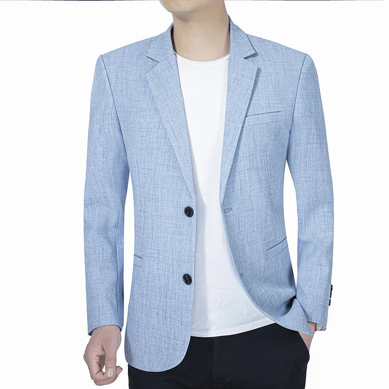 Steven Elegante Blazer | Moderne, slanke zakelijke blazer met lange mouwen voor heren