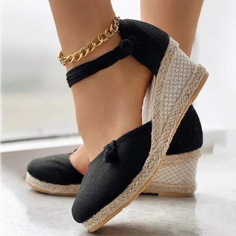 La Mer Espadrilles Plateau | Stijlvolle comfortabele sleehakken dames