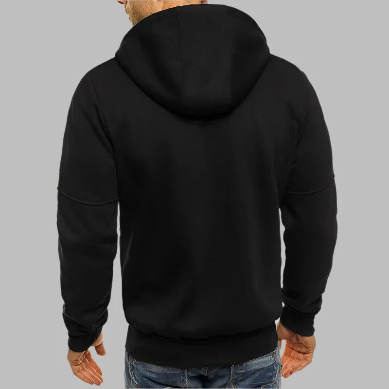 Gents Hoodie Vest | Casual Heren Hoodie met Ritssluiting