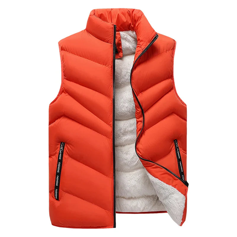 Karl Bodywarmer | Casual gewatteerd vest met ultradunne fleecevoering voor heren