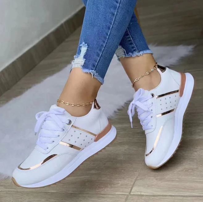 Zalana Witte Gympen | Trendy witte loopschoenen dames