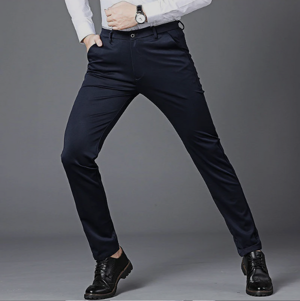Select Heren Broek | Premium stijlvolle zwarte heren broek met stretch