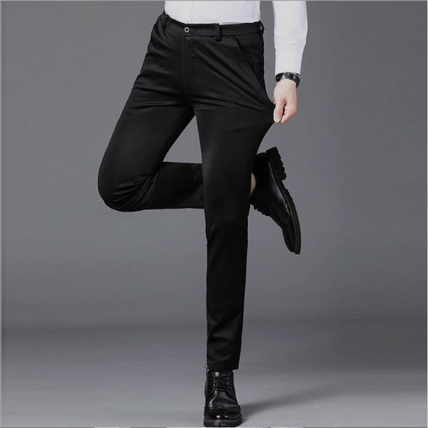 Select Heren Broek | Premium stijlvolle zwarte heren broek met stretch