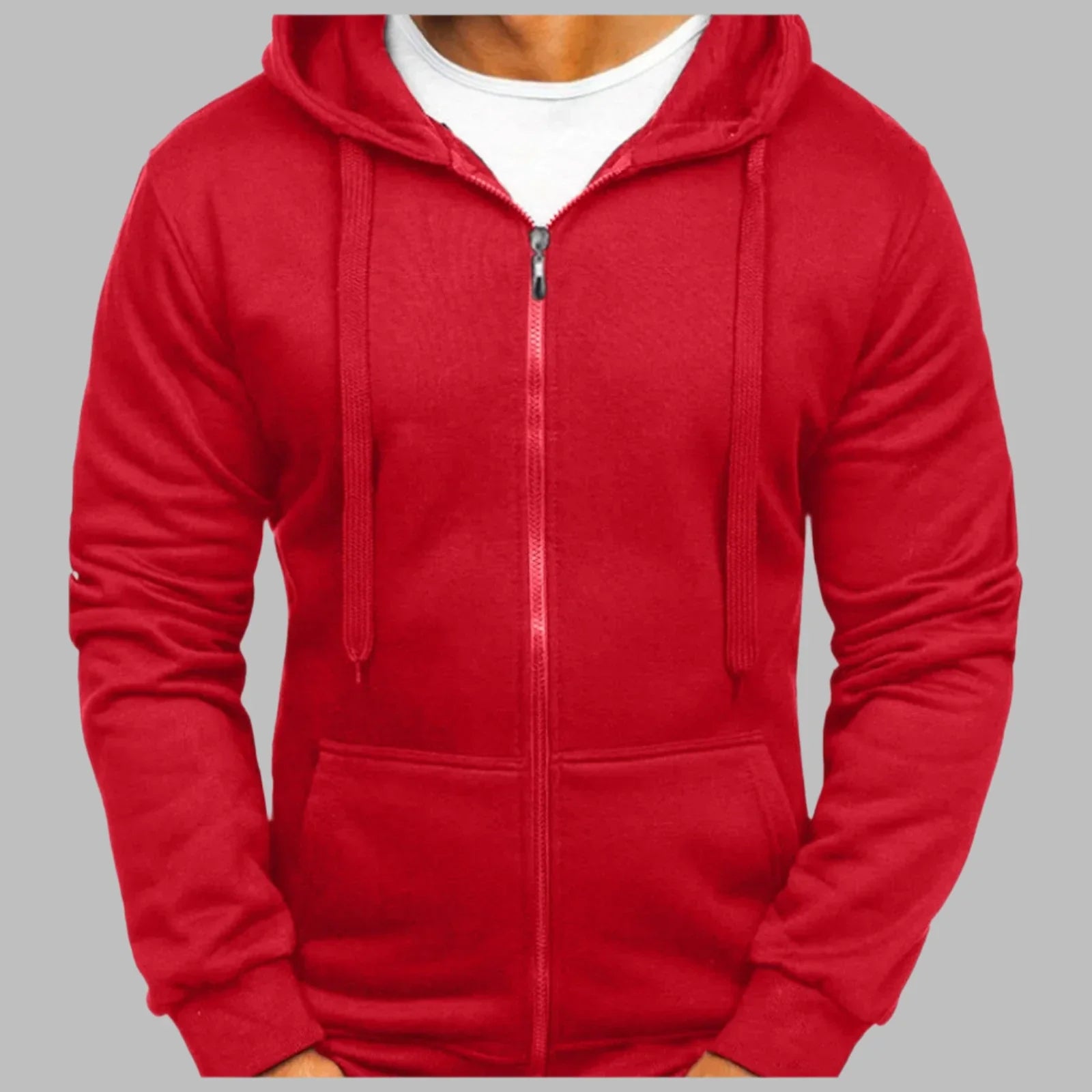 Max Casual Hoodie Vest | Comfortabele Heren Hoodie met Rits voor Dagelijks Gebruik