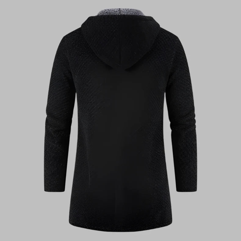 Chris Long Hoodie | Heren Hoodie met Lange Pasvorm en Rits