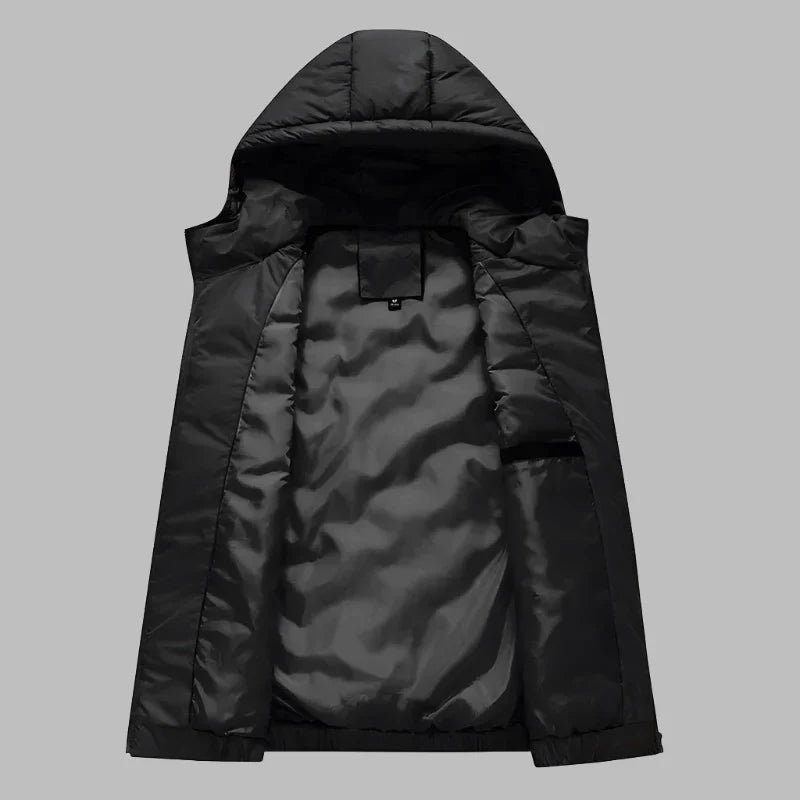 Jack Hooded Bodywarmer | Gewatteerde ultralichte tussenjas gilet met capuchon voor mannen