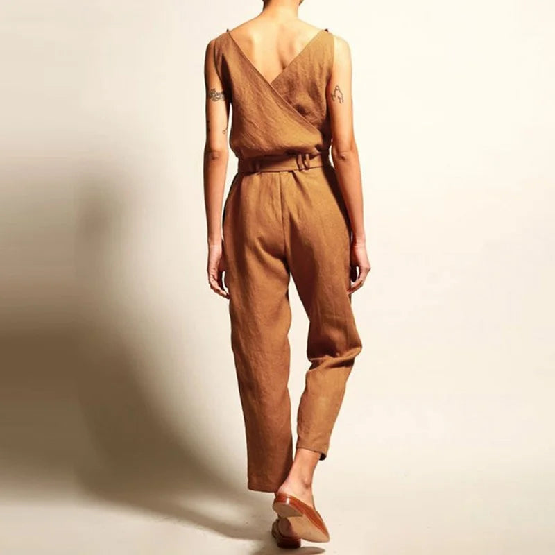 Vera Elegante Jumpsuit | Moderne, casual, comfortabele, mouwloze jumpsuit