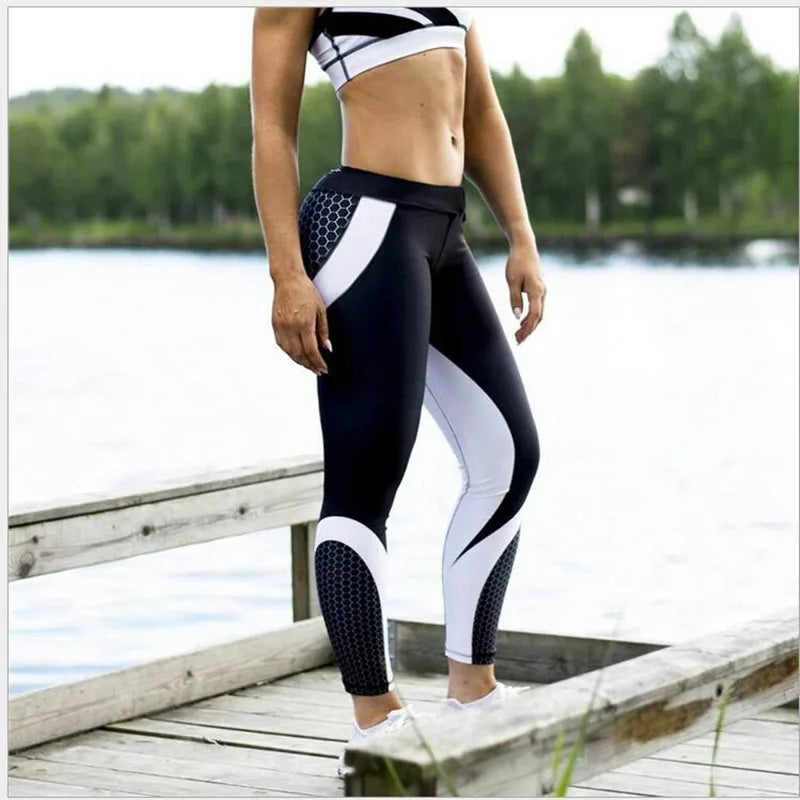 Claire Sportleggings | Moderne slanke fitnessleggings voor ademende dames