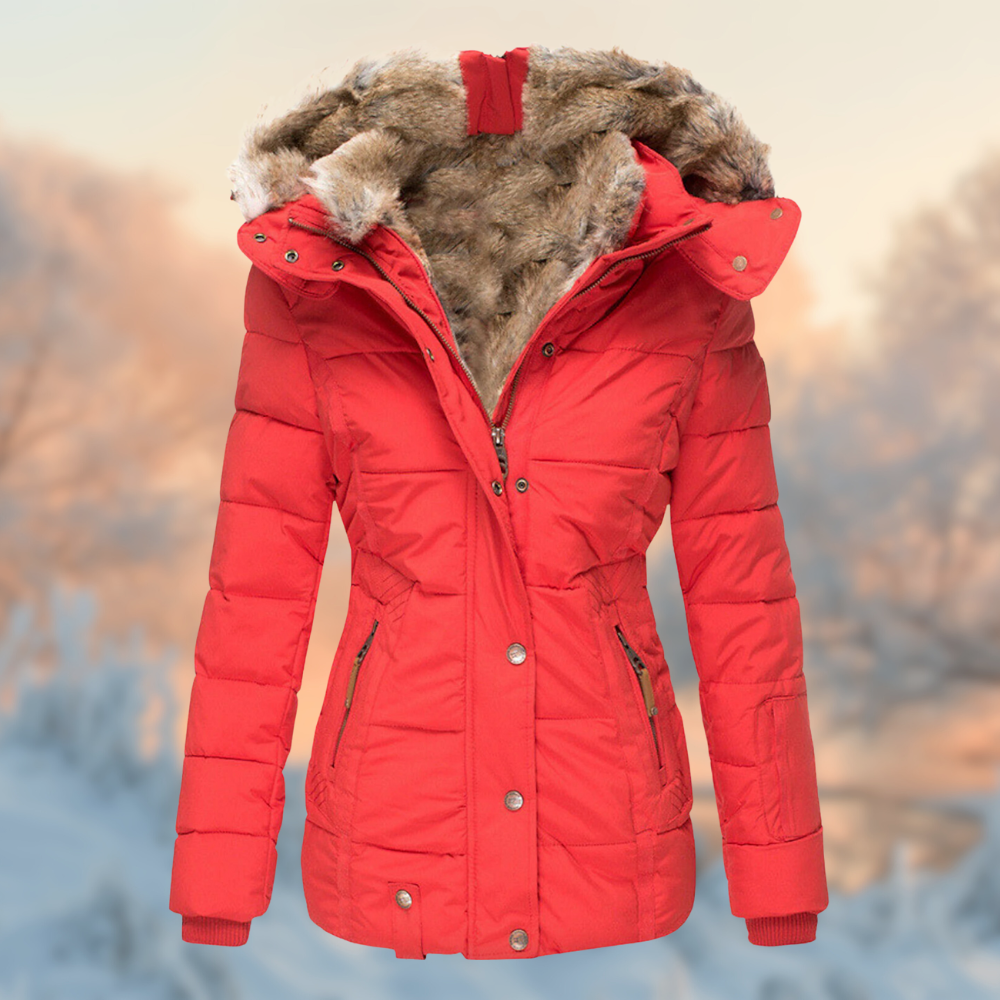 Stella Marie Parka | Warme waterdichte winterparka met fleece voering voor dames