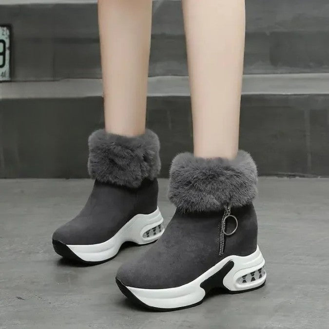 Trendy Warme Wedge Laarzen