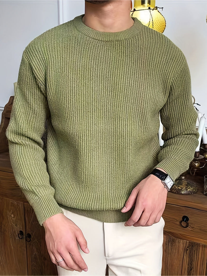 Alberto Trui | Stijlvolle kabeltrui design sweater voor mannen