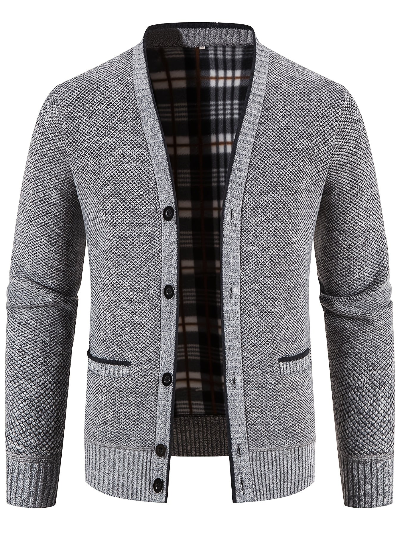 Marcel Cardigan | Casual gebreid heren vest met V-hals