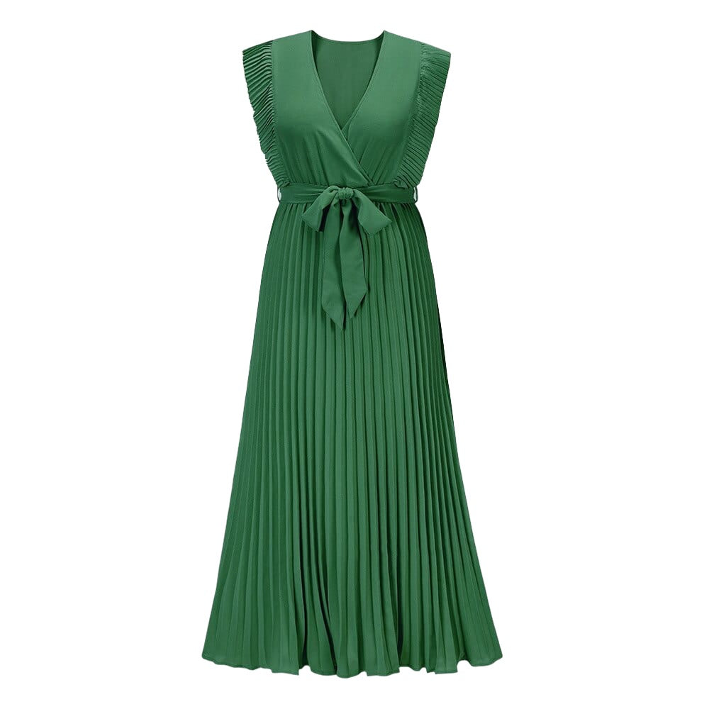 Luna Luxe Jurk | Elegante Groene Lange Jurk voor Speciale Gelegenheden