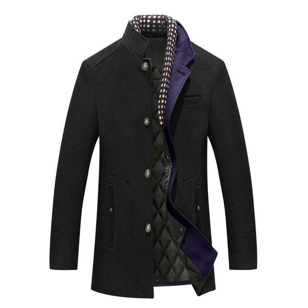 Kingsmen Jacket | Stijlvolle wollen lange heren jas