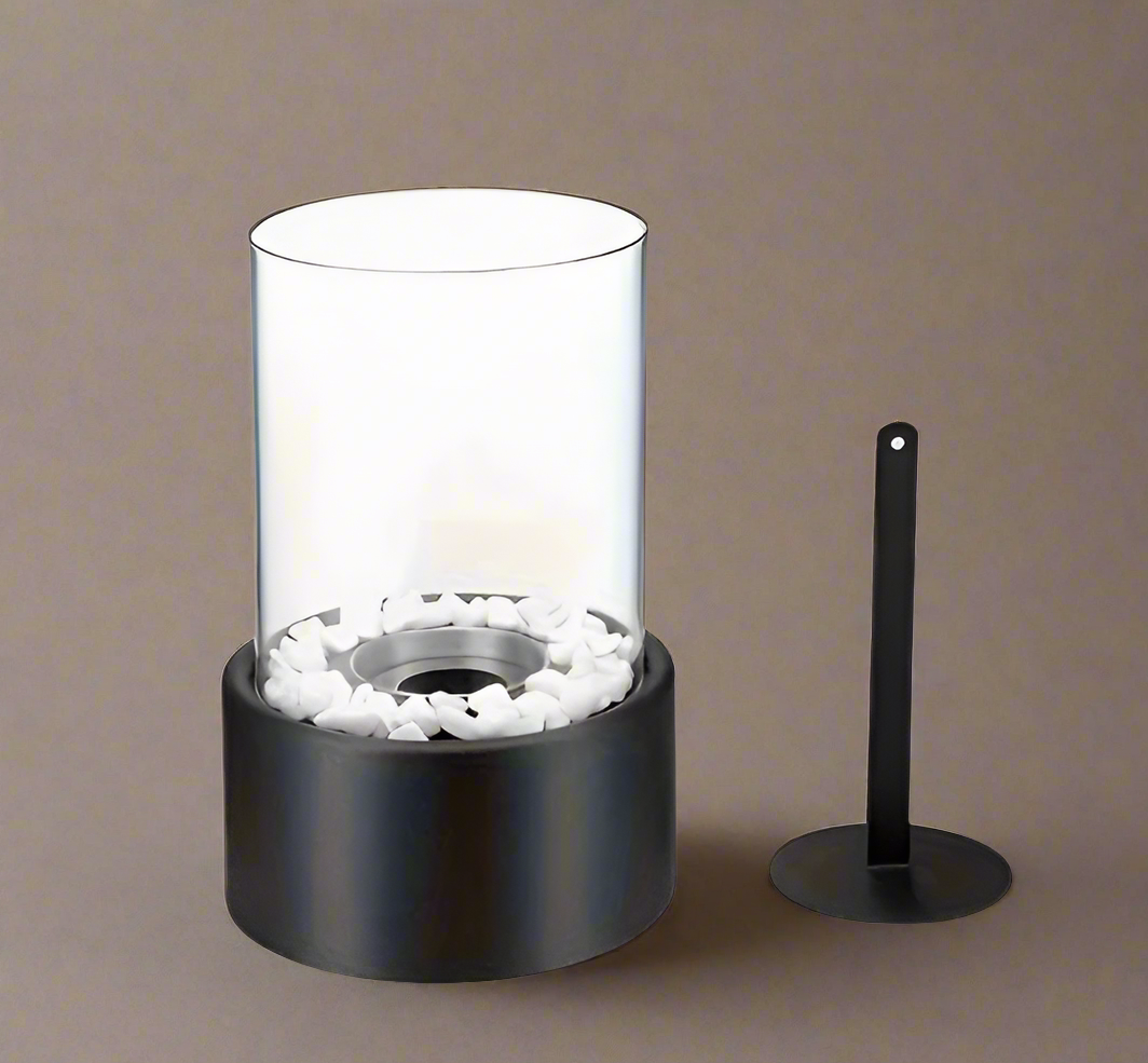 LuxeFlame | Stijlvol draagbaar Minimalitisch mini vuur lamp