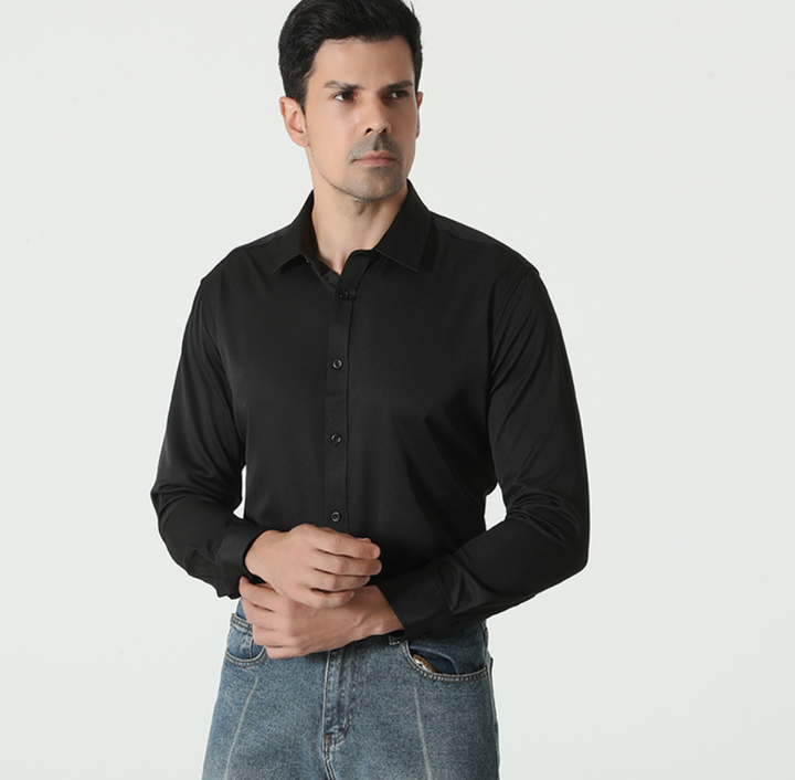 Ganti Stretch Shirt | Casual heren overhemd met premium stretch voor de beste pasvorm