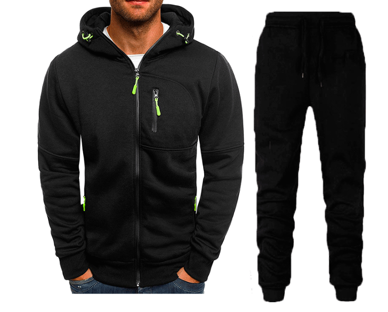 Valenzo Tracksuit | Casual 2-delig trainingspak met hoodie en joggingsbroek voor heren