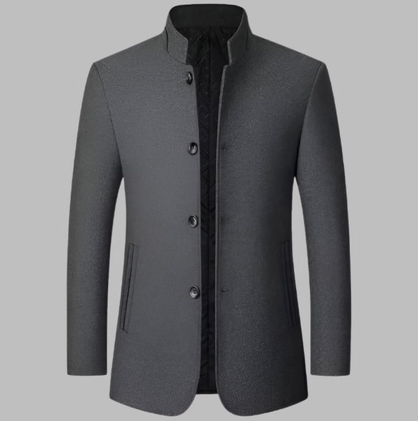 Jameson Heritage Coat | Wollen Lange Nette Winterjas Heren voor Formele Gelegenheden