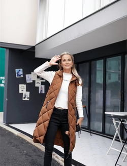 Mira Bodywarmer | Elegante lange jas voor dames