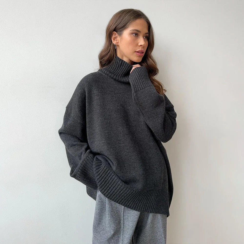 Heidi Coltrui | Warm gebreide oversized damestrui voor de winter