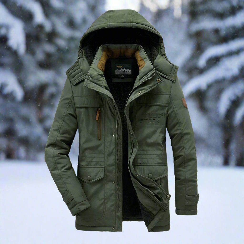 Cohen Urban Parka | Stijlvolle Lange Waterdichte Winterjas Heren met Capuchon