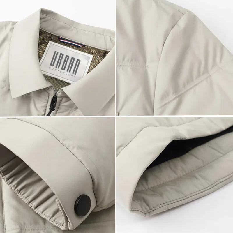 Giovanni Jacket | Stijlvolle gevoerde heren jas met kraag voor de winter
