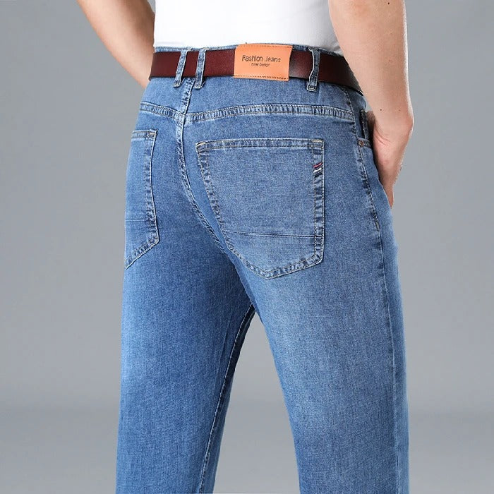 Jacob Heren Jeans | Premium stijlvolle grijze/blauwe heren jeans met stretch