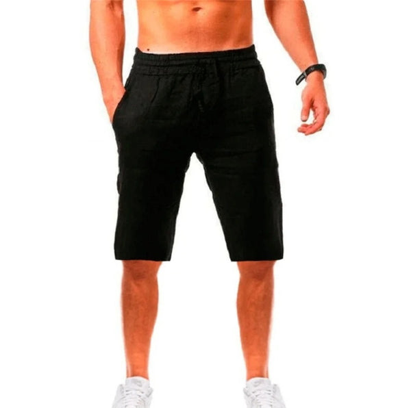 HUGO Linnen Shorts | Stijlvolle linnen-cotton korte broek voor mannen