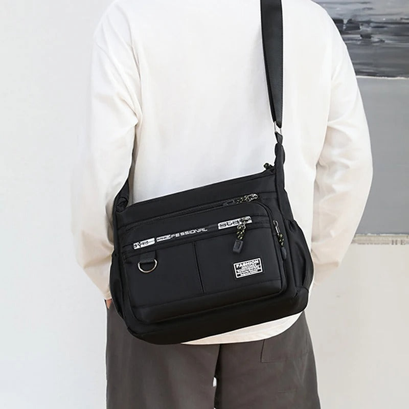 Valenzo Messenger Bag | Stijlvolle mannen Cross Body tas voor voor festivals, vakantie of werk