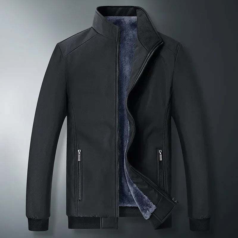 Fabio Colisto Jacket | Stijlvolle Gewatteerde Tussenjas windbreaker voor Heren met Fleece Voering en kraag