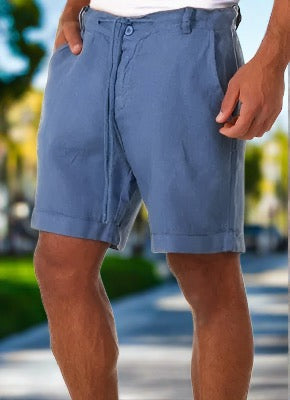 Ralph Linnen Shorts | Stijlvolle linnen-cotton korte broek voor mannen