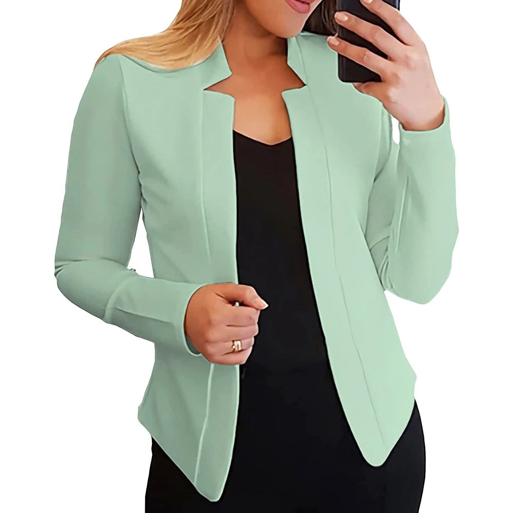 Naomi Blazer | Zachte, elegante, casual korte vest/blazer voor dames, geschikt voor zowel formeel als informeel gebruik