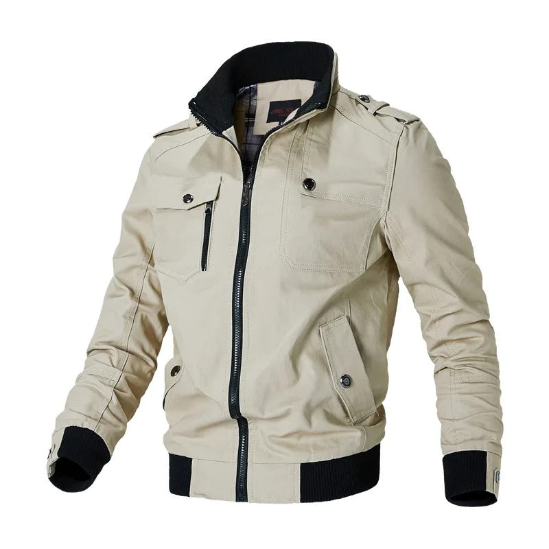 HUGO Classic Jacket | Stijlvol Gewatteerd Heren tussenjas met Kraag