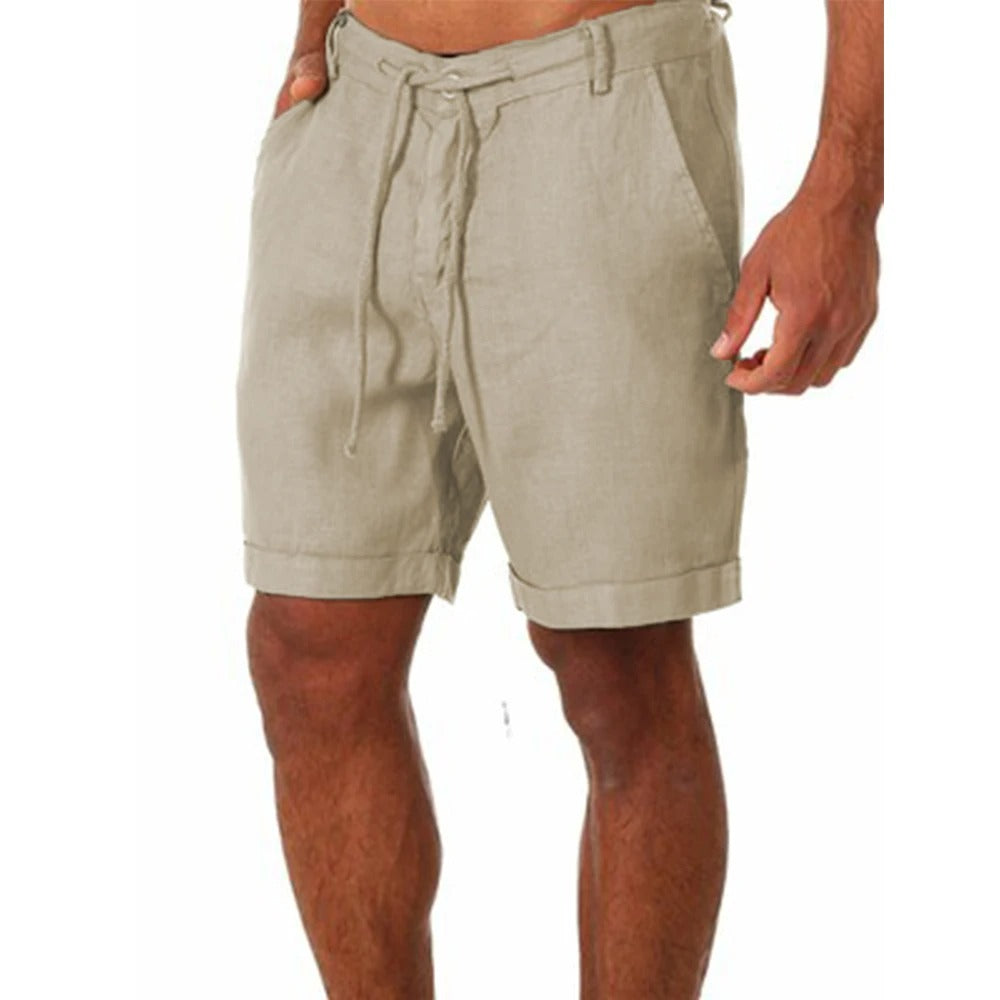 Ralph Linnen Shorts | Stijlvolle linnen-cotton korte broek voor mannen
