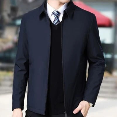 GANTS Business Jacket | Stijlvolle Casual Jas met Ritssluiting en Omgeslagen Kraag voor Mannen