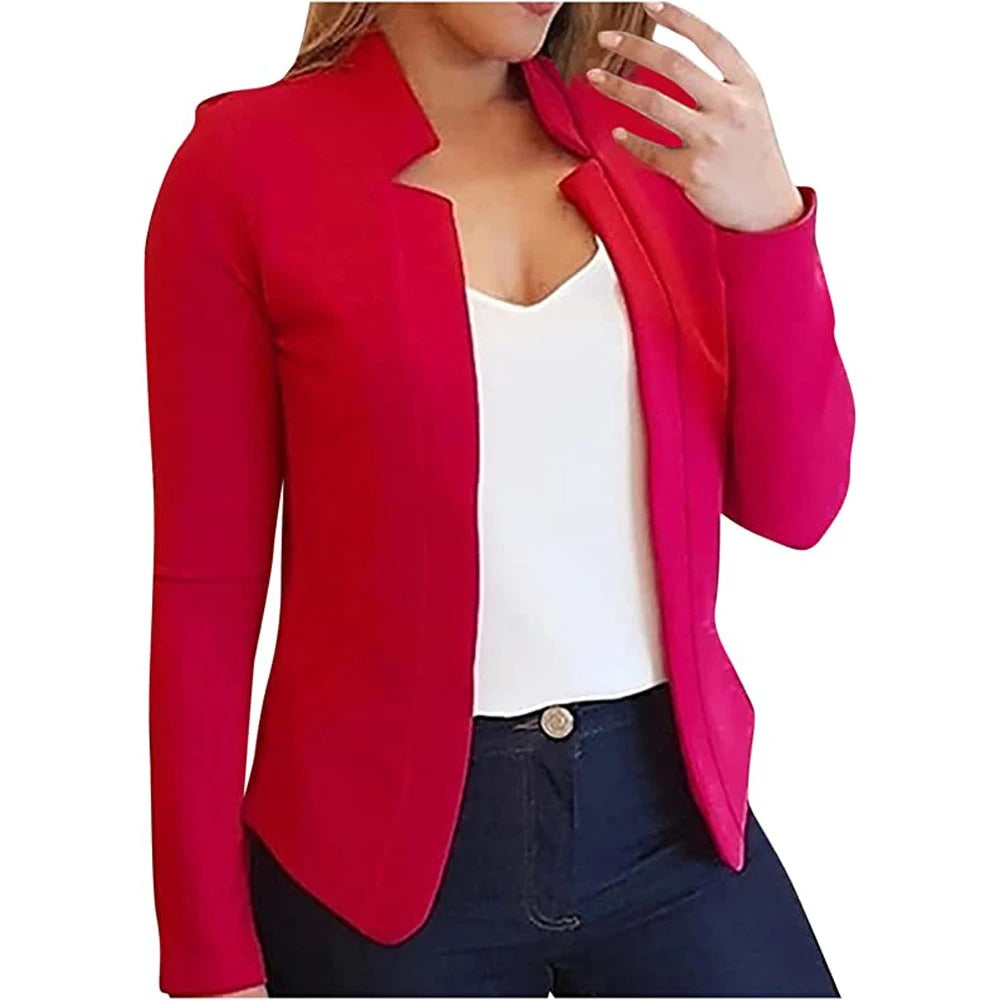 Naomi Blazer | Zachte, elegante, casual korte vest/blazer voor dames, geschikt voor zowel formeel als informeel gebruik