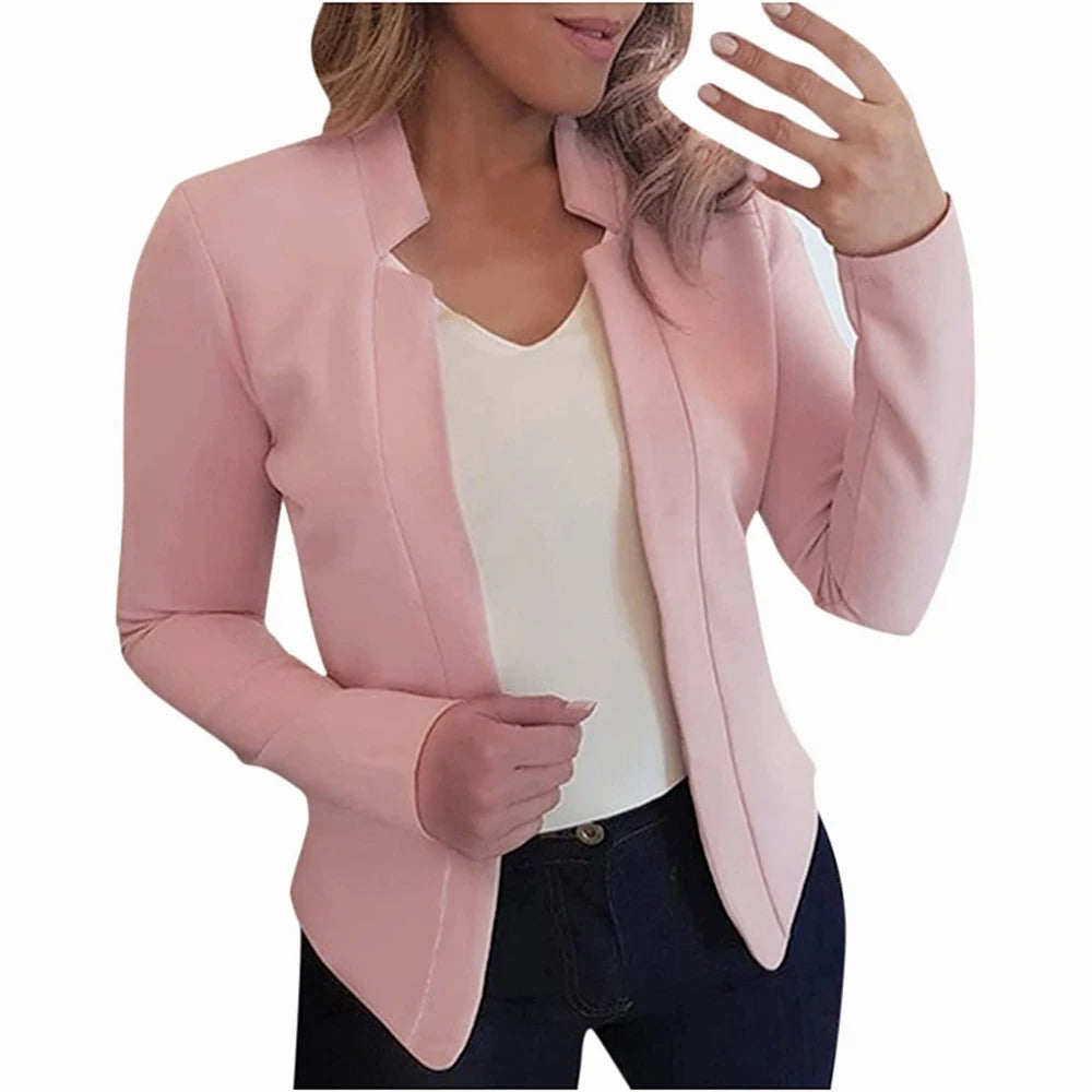 Naomi Blazer | Zachte, elegante, casual korte vest/blazer voor dames, geschikt voor zowel formeel als informeel gebruik