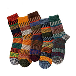 Nordic 5-Pack Socks | Super warme scandivisch schapenwol sokken voor mannen en vrouwen