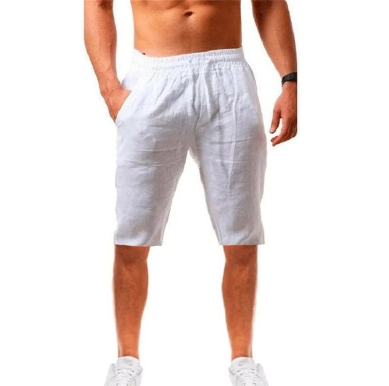 HUGO Linnen Shorts | Stijlvolle linnen-cotton korte broek voor mannen