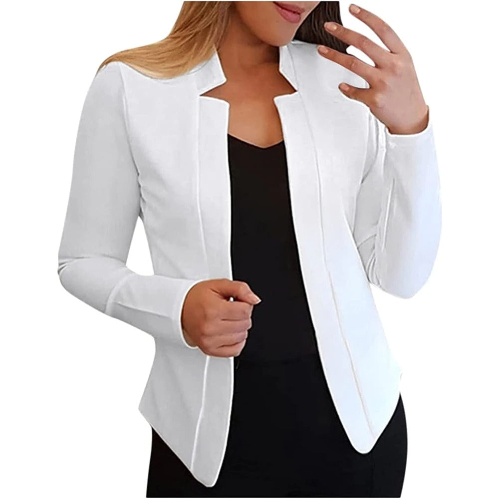 Naomi Blazer | Zachte, elegante, casual korte vest/blazer voor dames, geschikt voor zowel formeel als informeel gebruik